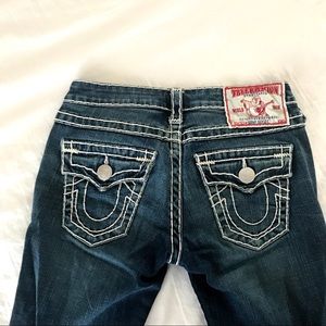 True Religion cropped jeans size 25